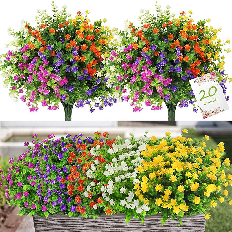 Florist Supply Vases - 3/6 stücke Künstliche Pflanze Blume Eukalyptus
