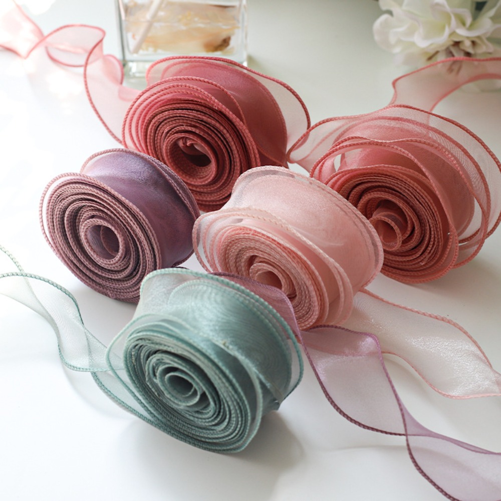 Ribbon Organza Roll - Rolle Satin band 40mm 10 Yards