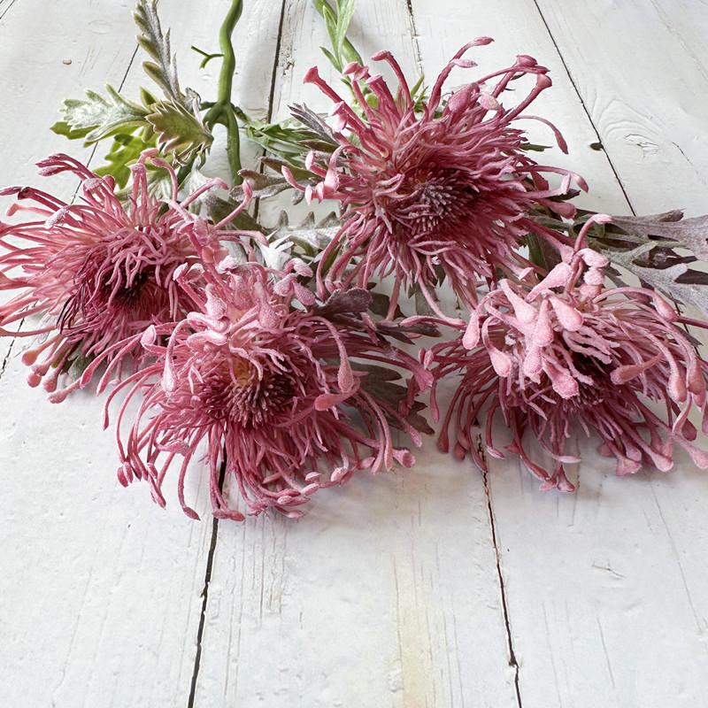 Baby Breath Dried - Lebensechte künstliche große Spinne Chrysantheme Blume