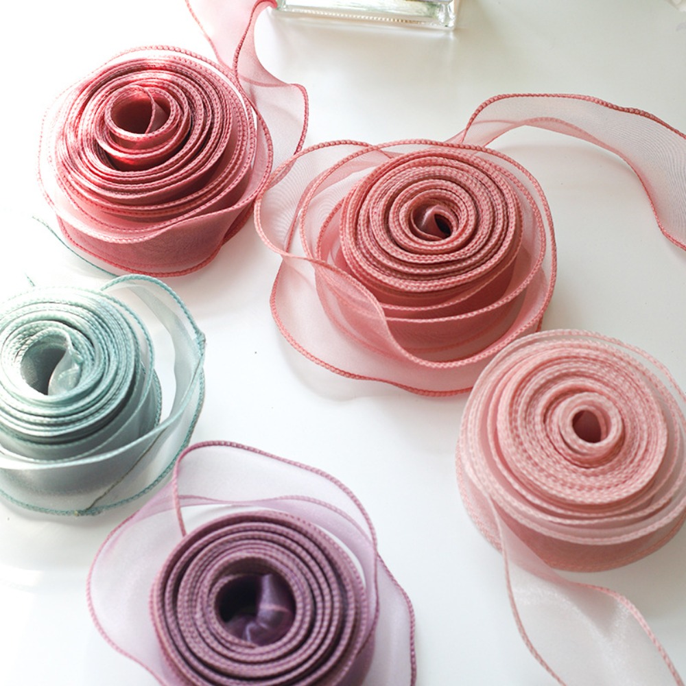 Ribbon Organza Roll - 40 mm 10 Yards Rolle Satinband