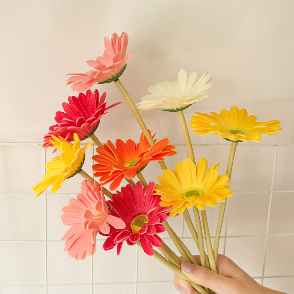 Baby Breath Dried - 38,5 cm PU Künstliche Gerbera Künstliche