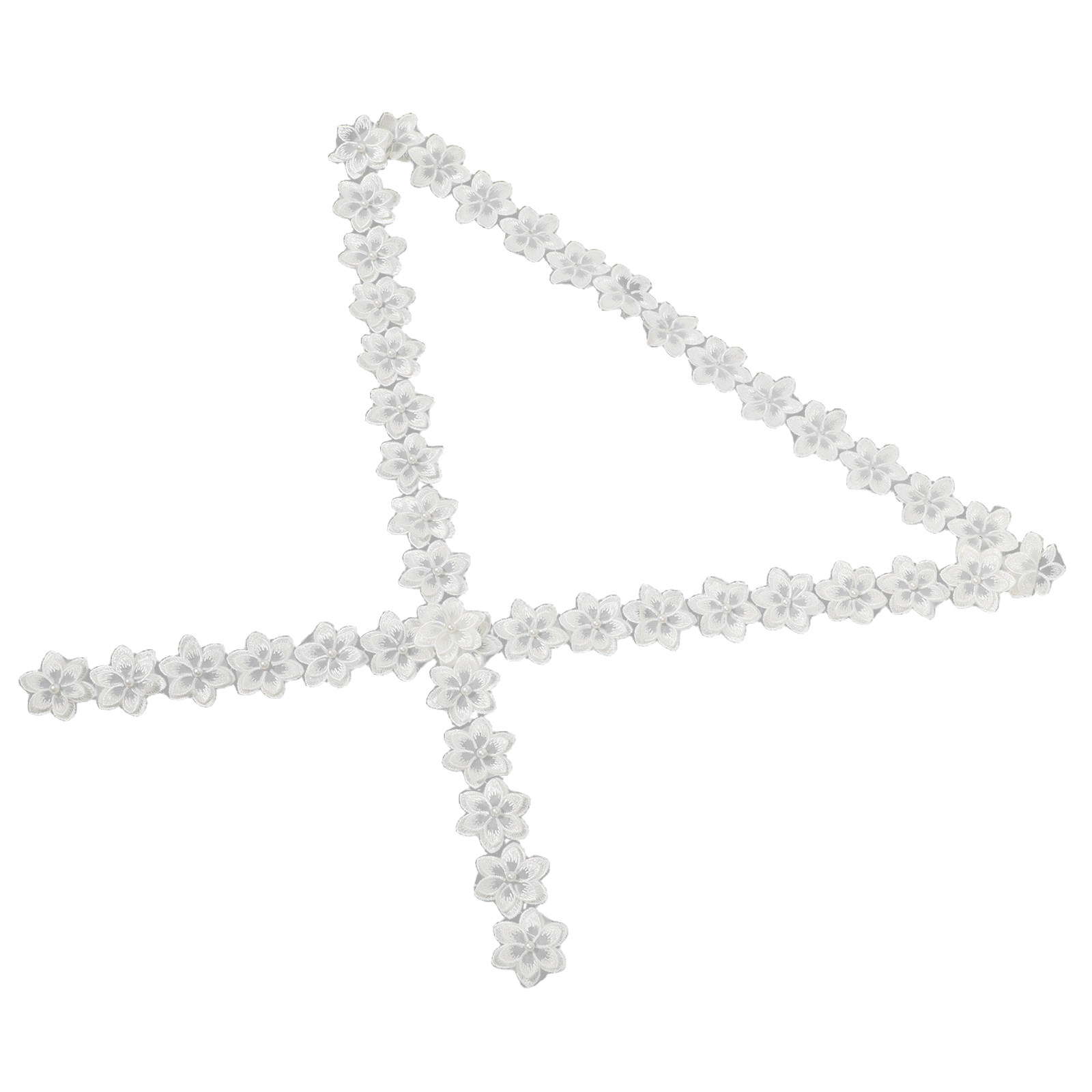 1 Rolle Perlenbestickte Spitze – Ribbon Organza Roll Bewertung und Preis