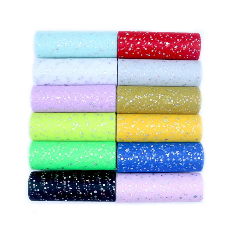 Glitter Pailletten Tüll Rolle  – Ribbon Organza Roll Bewertung und Preis