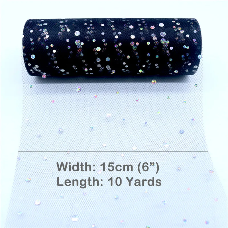 Glitter Pailletten Tüll Rolle  – Ribbon Organza Roll Bewertung und Preis
