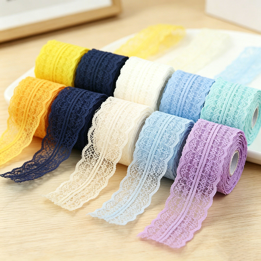 (5 Yards/Rolle) 45mm Weißes Sp – Ribbon Organza Roll Bewertung und Preis