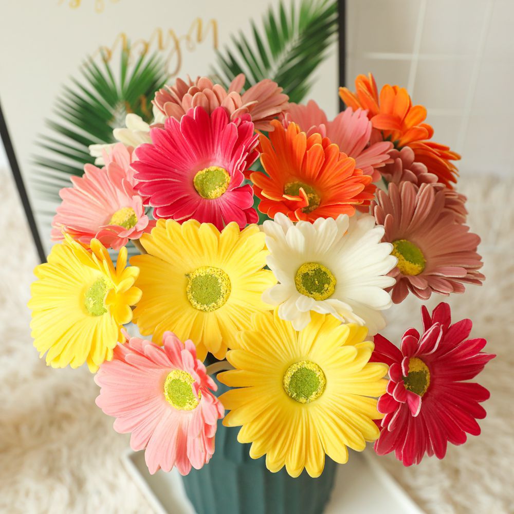 38,5 cm PU Künstliche Gerbera  – Baby Breath Dried Bewertung und Preis