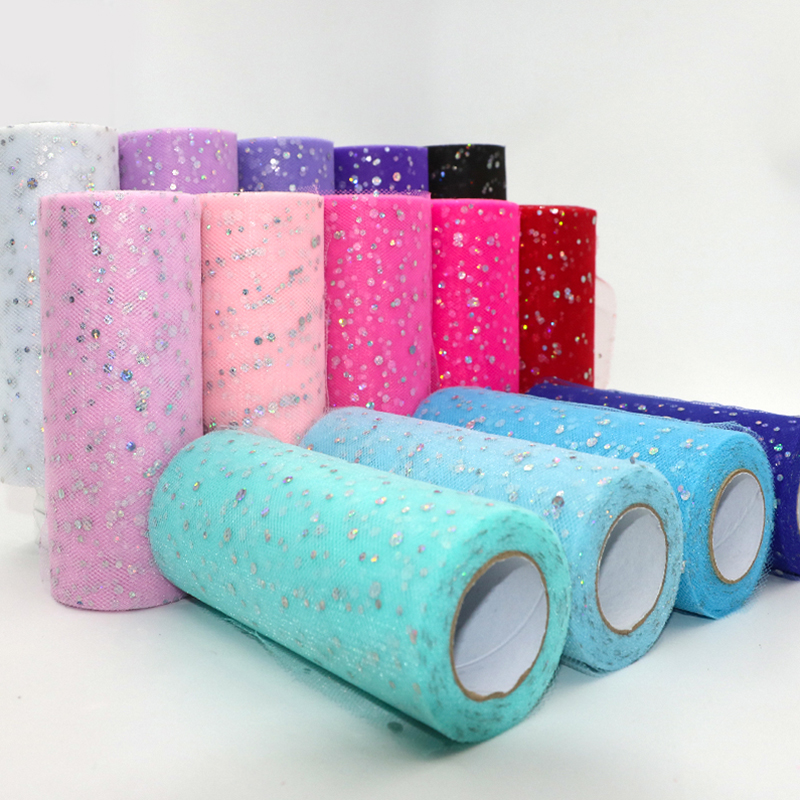 Glitzernde Pailletten-Tüllroll – Ribbon Organza Roll Bewertung und Preis